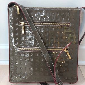 Arcadia patent leather crossbody bag italy